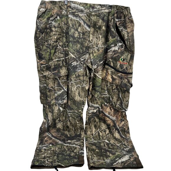 Mossy Oak Pants Mens XXL Camo Cargo Country DNA 6 Pocket Outdoor Hunting - Picture 2 of 9